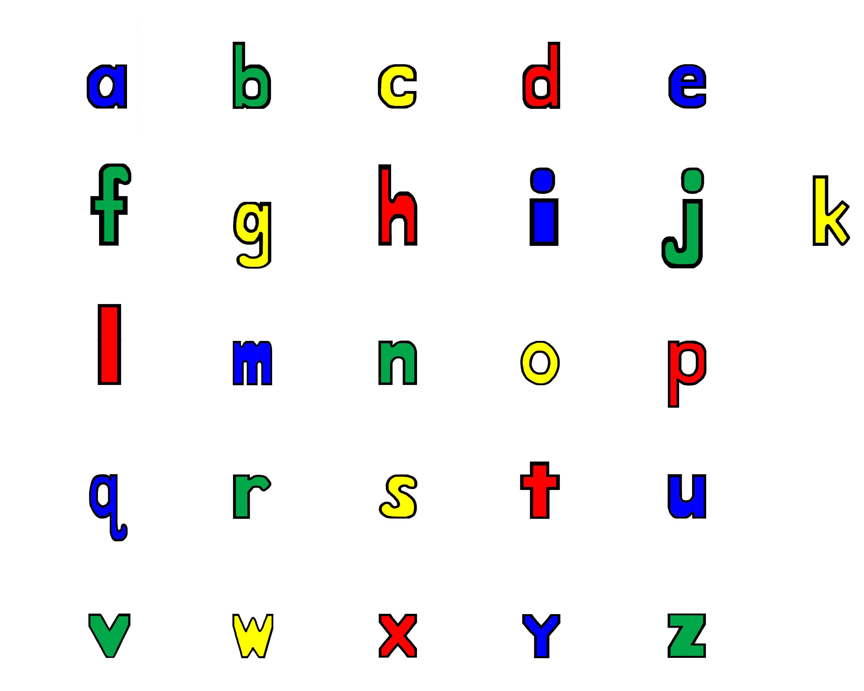 Printable Lower Case Letters Pdf Three lower case alphabet letter