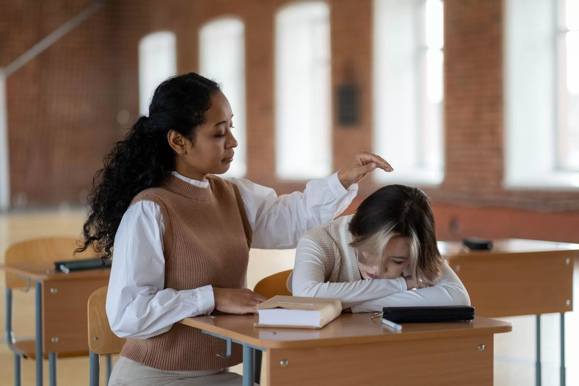 A good teacher relate to caring